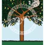 Affiche PROVERBE NISSART "Coura la pèra..."