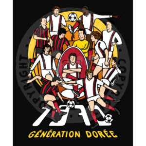Affiche officielle OGCNice 120ans - 1979 génération dorée
